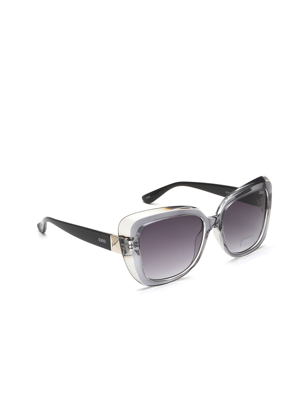 

IDEE Women Lens & Round Sunglasses with UV Protected Lens IDS3017C3SG, Grey