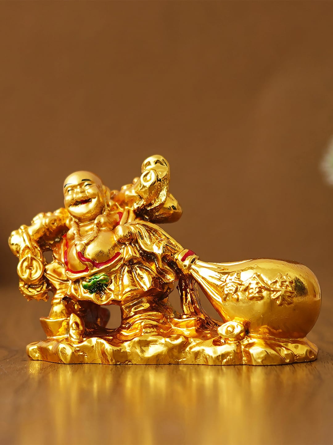 

eCraftIndia Gold Toned Religious Idol Showpiece