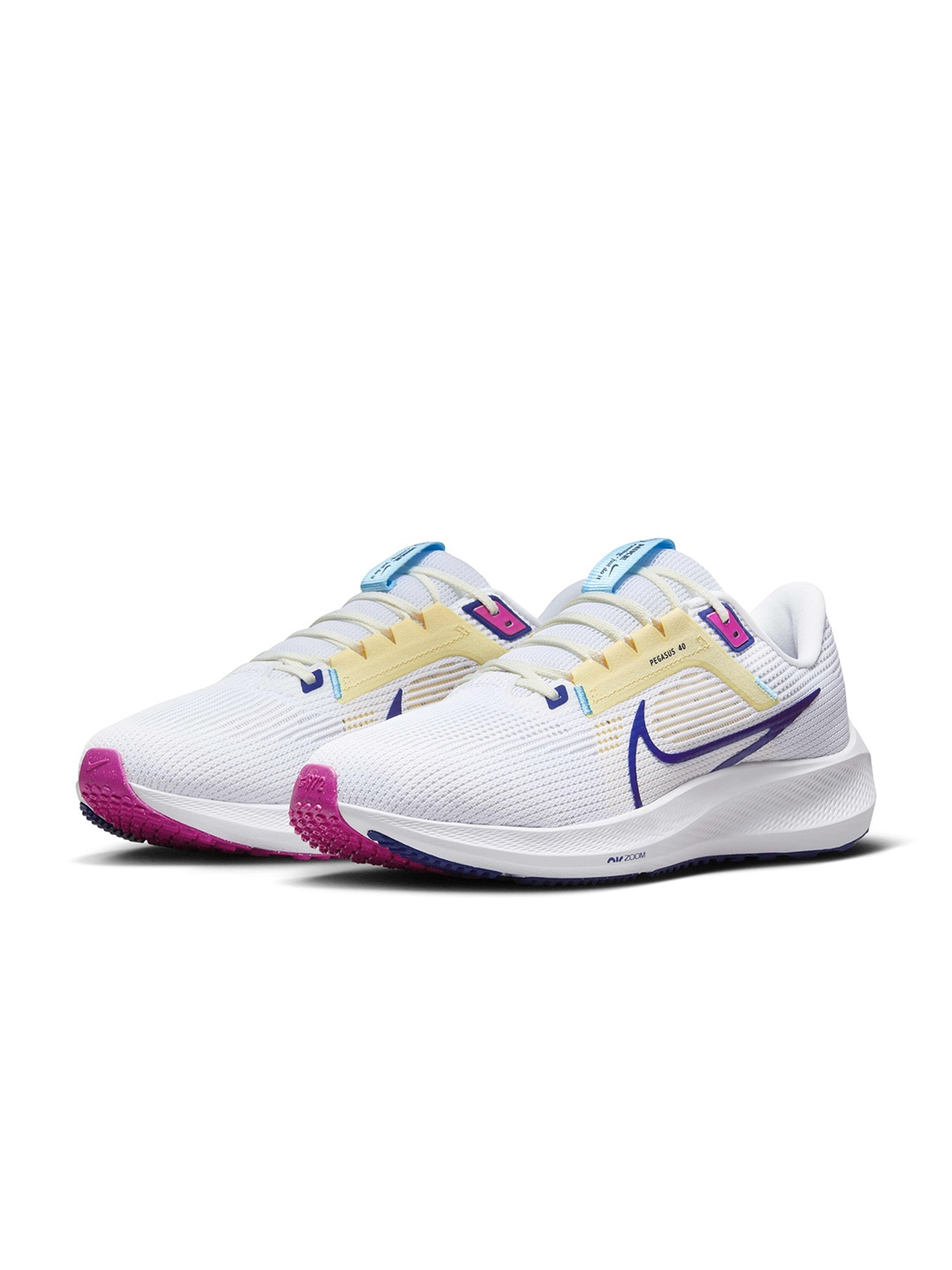 

Nike Men Pegasus 40 Road Running Shoes, White