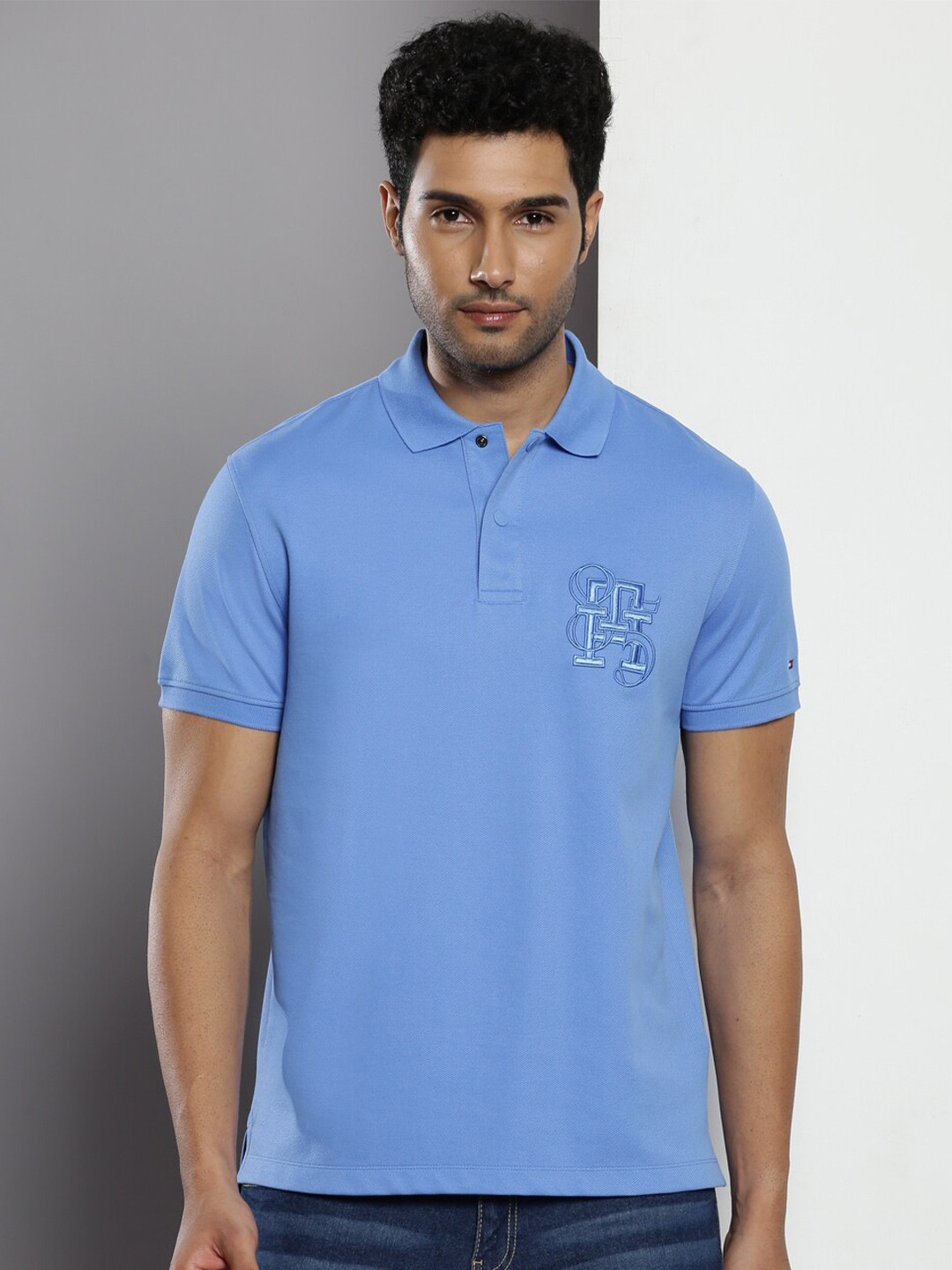 

Tommy Hilfiger Polo Collar Short Sleeves T-shirt, Blue