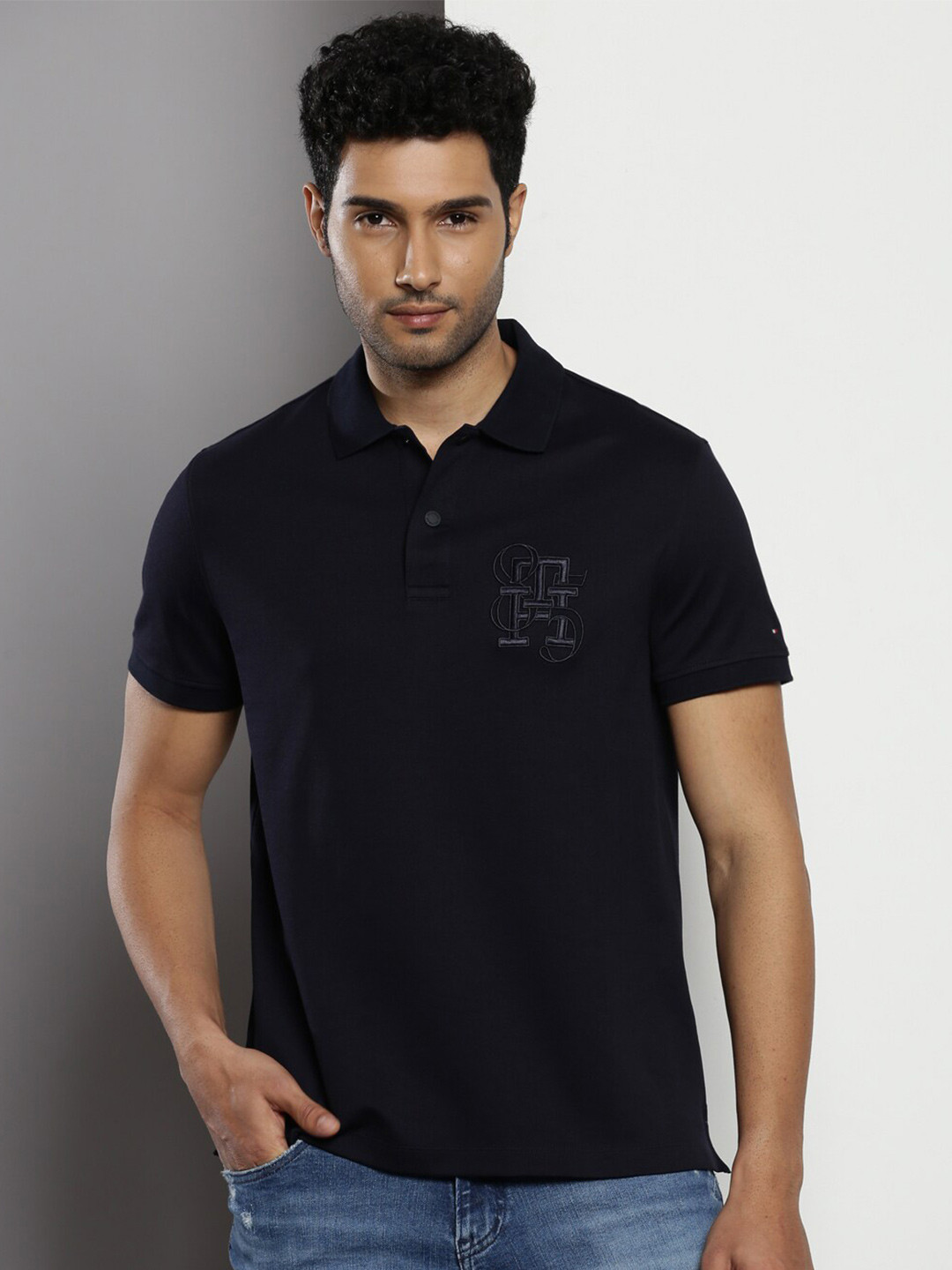 

Tommy Hilfiger Polo Collar Short Sleeves T-shirt, Navy blue