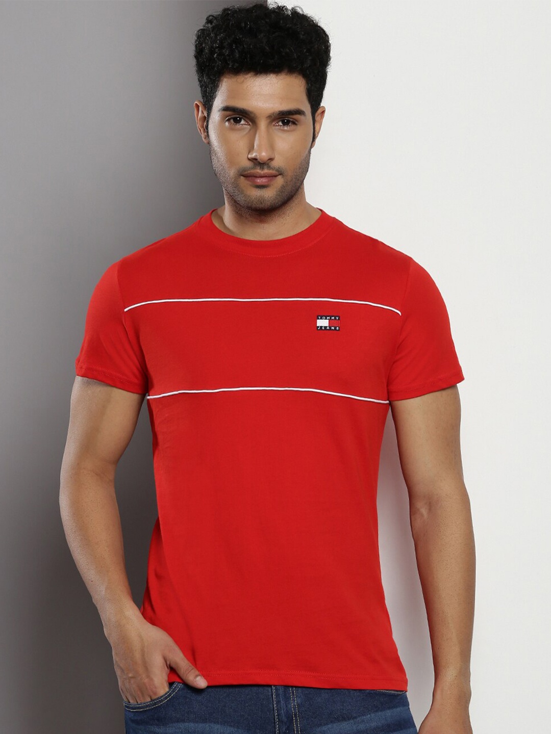 

Tommy Hilfiger Round Neck Short Sleeves T-shirt, Red