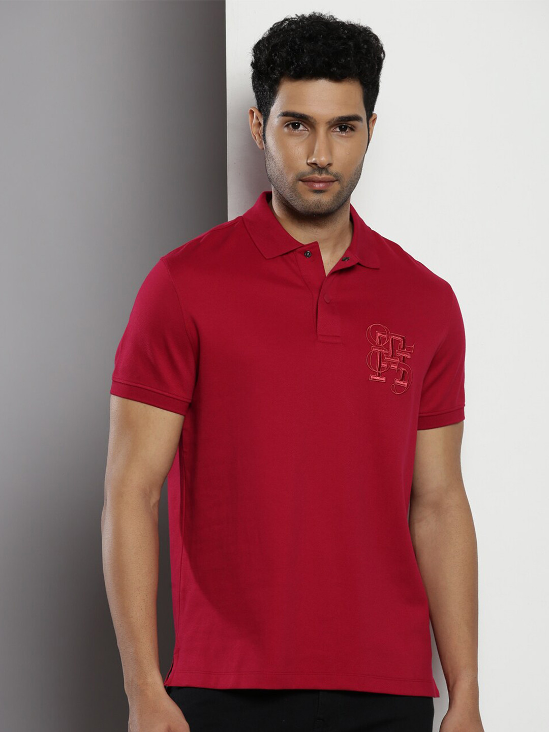 

Tommy Hilfiger Polo Collar Short Sleeves T-shirt, Red