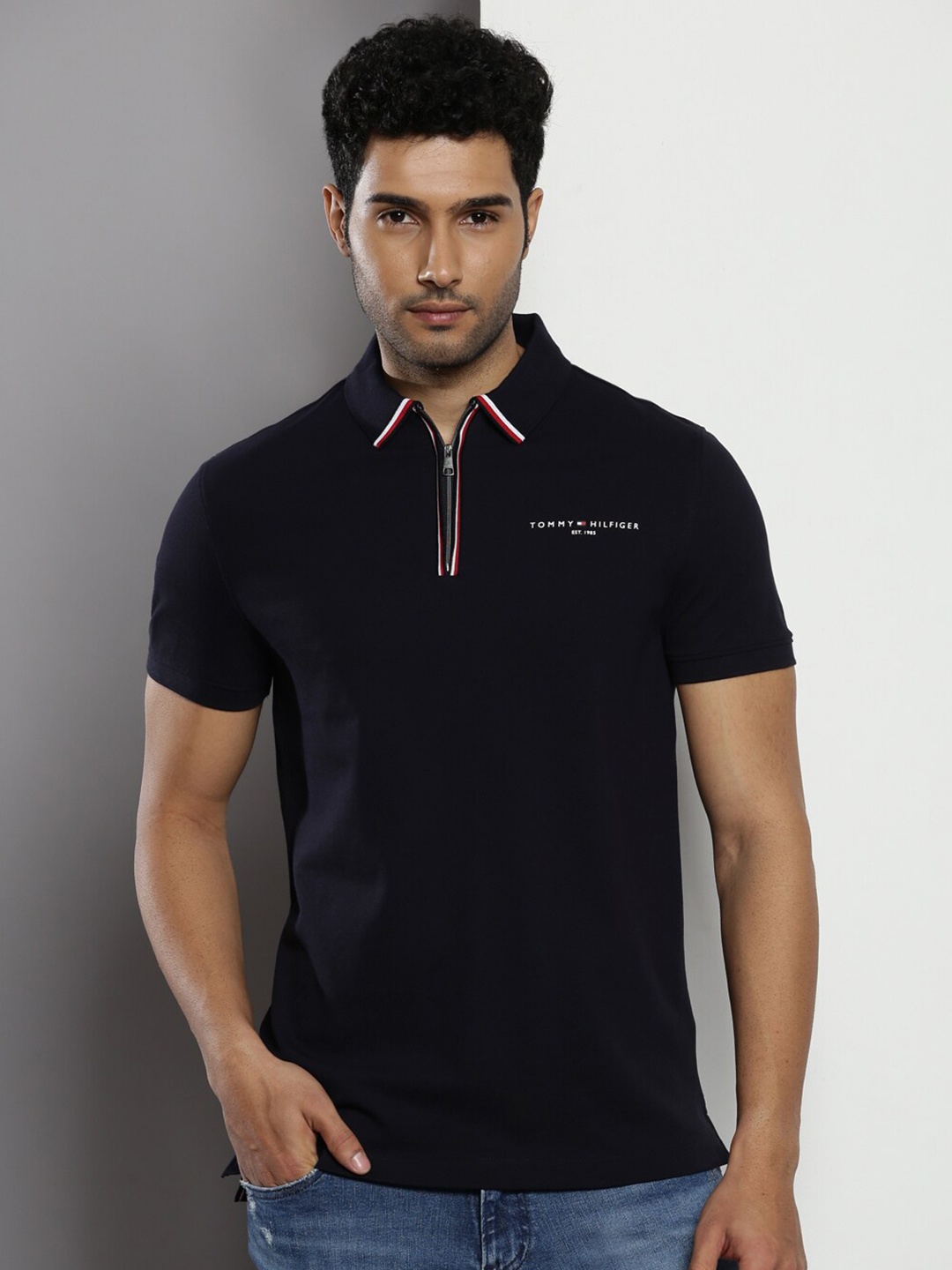 

Tommy Hilfiger Polo Collar Short Sleeves T-shirt, Navy blue