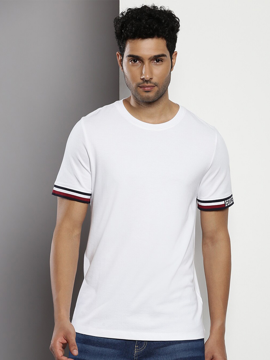 

Tommy Hilfiger Round Neck Short Sleeves T-shirt, White