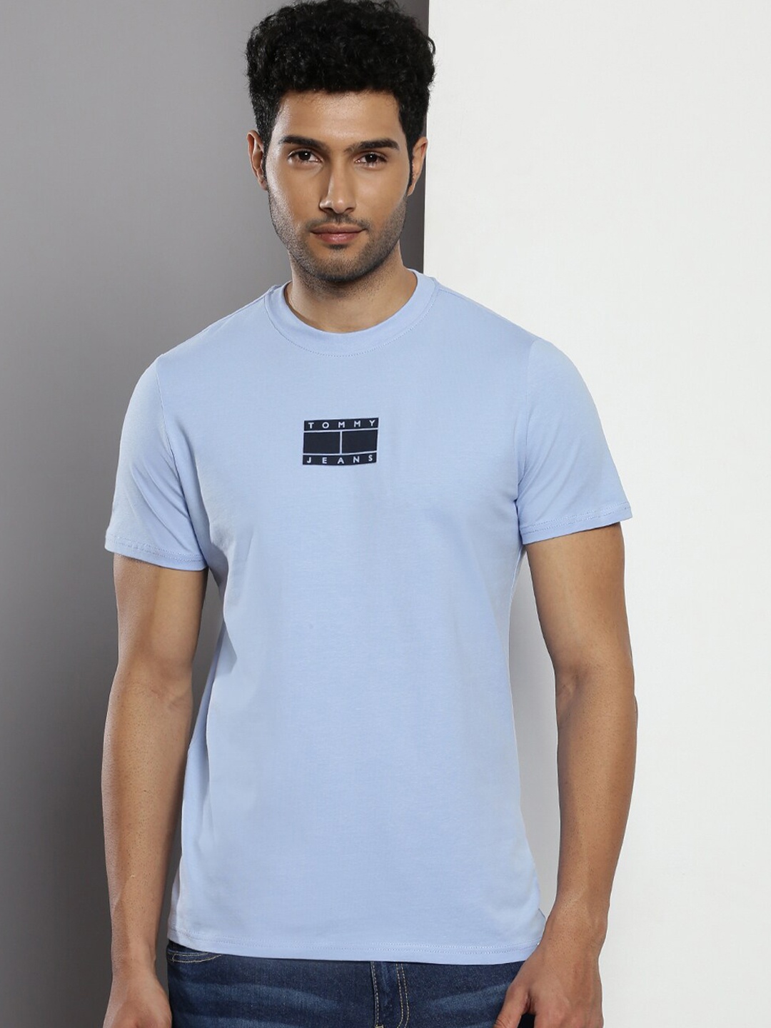 Tommy Hilfiger Round Neck Short Sleeves T-shirt, Blue