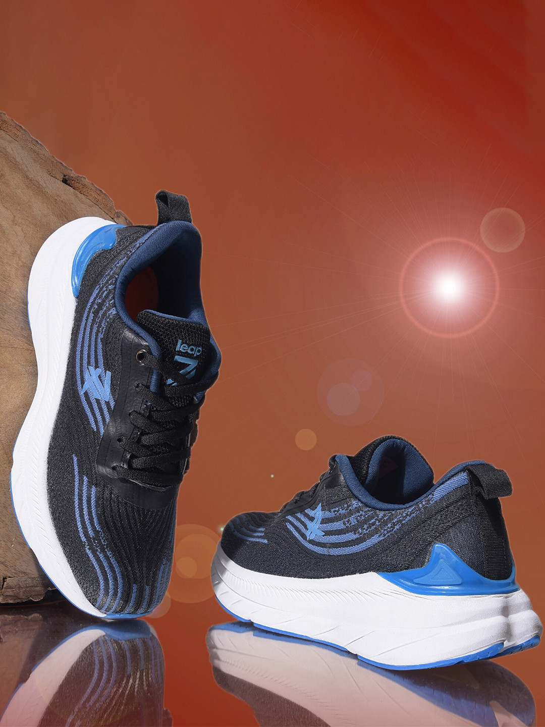 

Liberty Kids Textured Lace-Ups Running Shoes, Navy blue