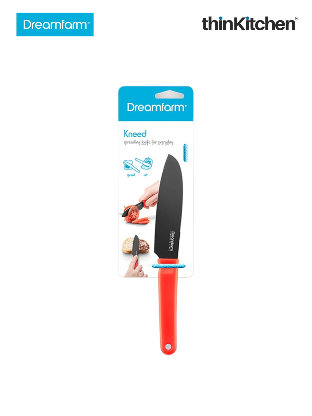 

Dreamfarm Red Cutting, Spreading and Scooping Knife Kitchen Tools