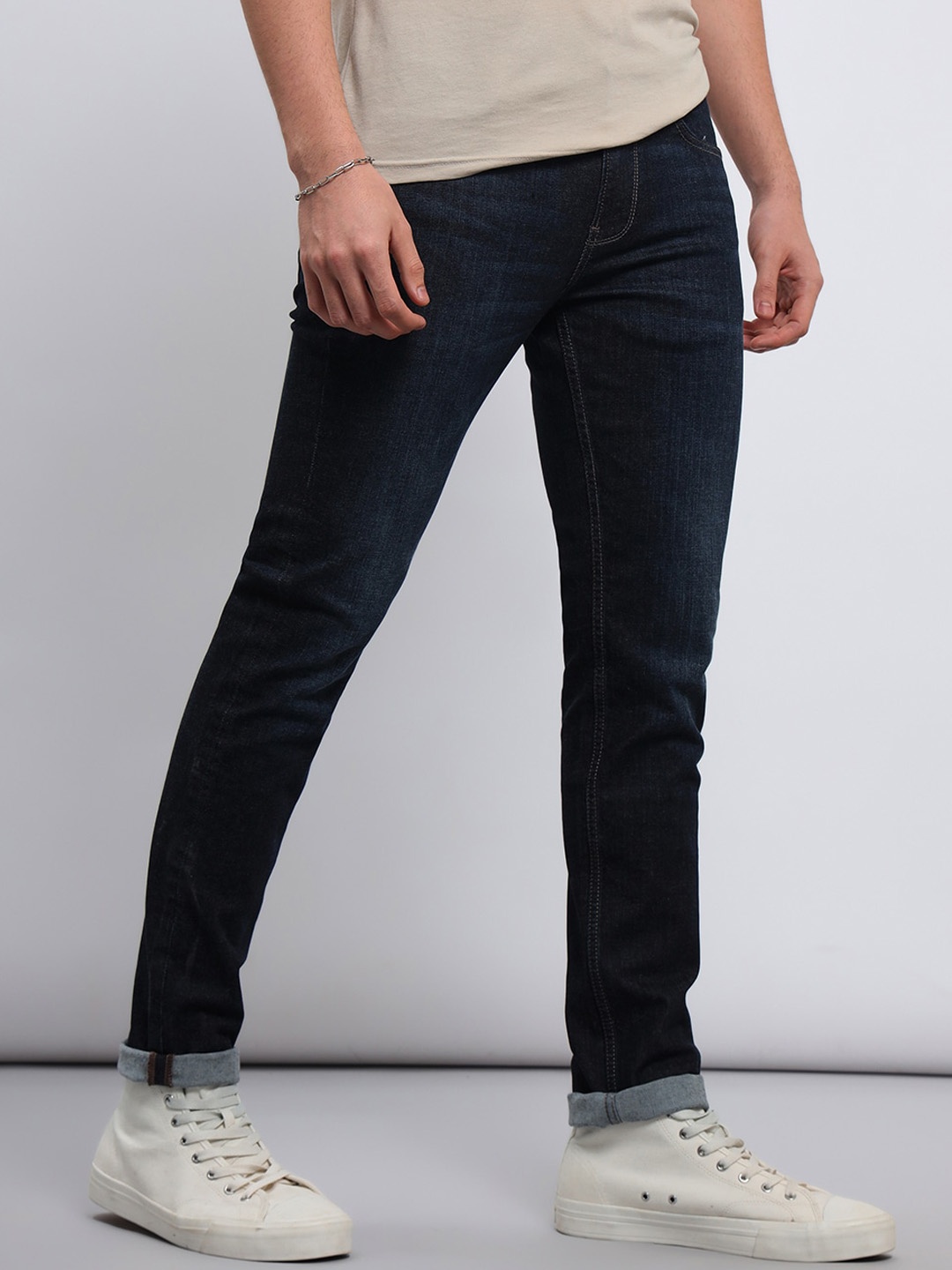

Lee Men Slim Fit Clean Look Stretchable Jeans, Blue