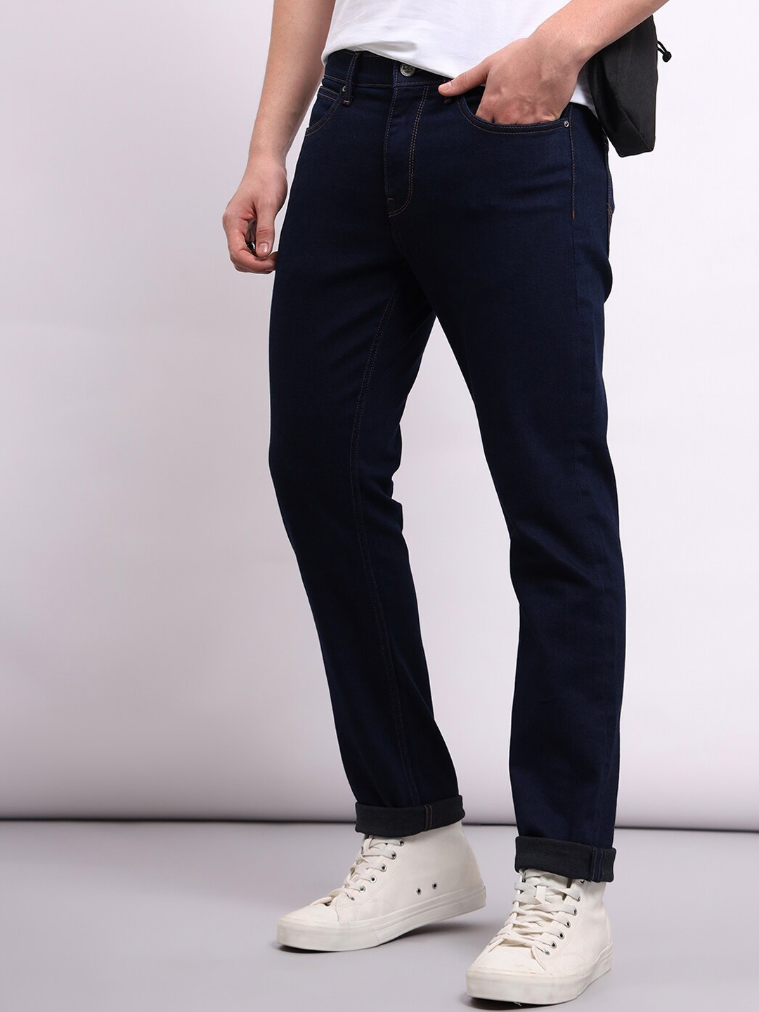 

Lee Men Slim Fit Clean Look Stretchable Jeans, Blue