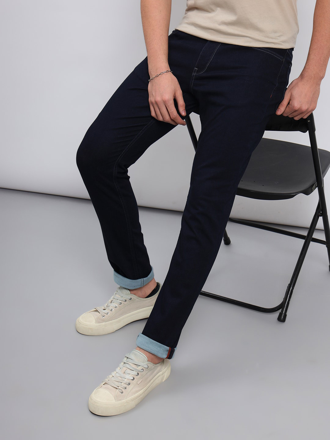 

Lee Men Bruce Clean Look Skinny Fit Stretchable Jeans, Blue