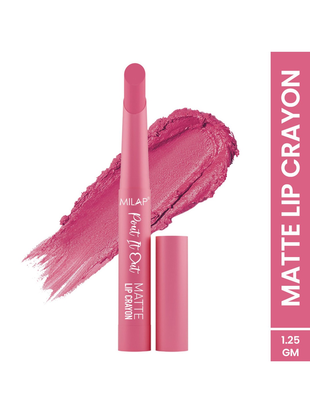 

MILAP Pout It Out Long Lasting Matte Lip Crayon - Merida 109, Magenta