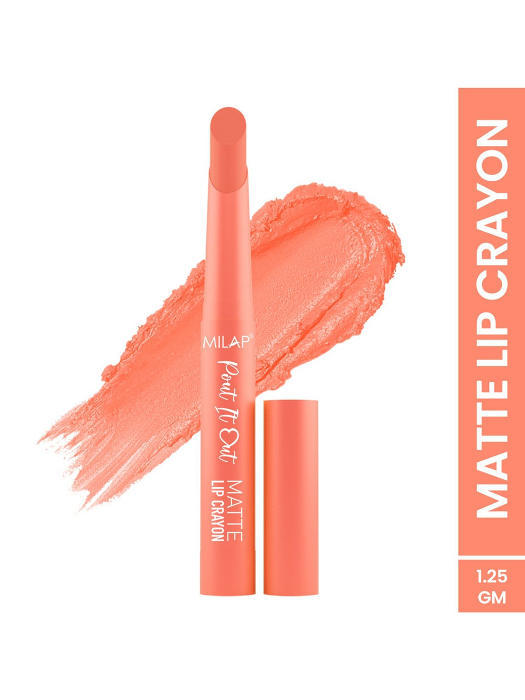 

MILAP Pout It Out Long Lasting Matte Lip Crayon - Jasmine 102, Maroon