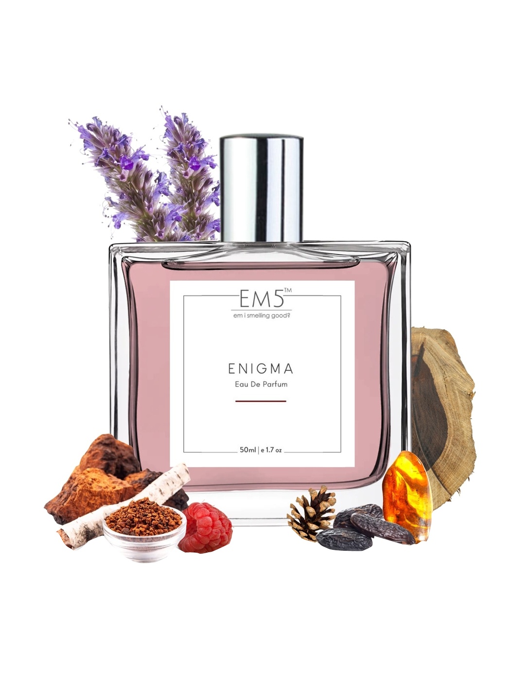 

EM5 Enigma Long Lasting Eau De Parfum - 50 ml, Transparent