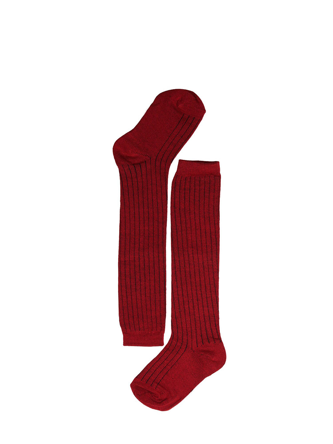 

BAESD Kids Striped Knee Length Socks, Red