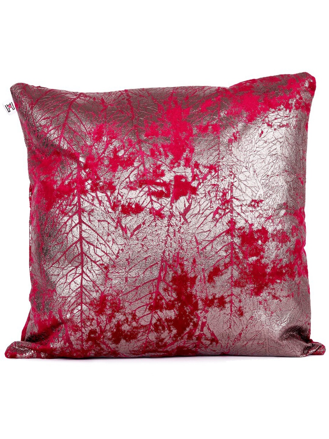 

HERE&NOW Maroon Velvet Square Cushion Cover