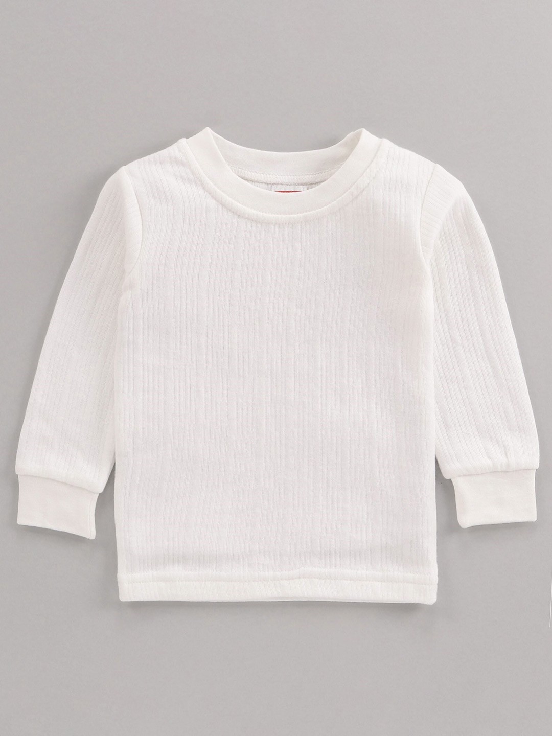 

BAESD Kids Striped Casual Thermal Set, White