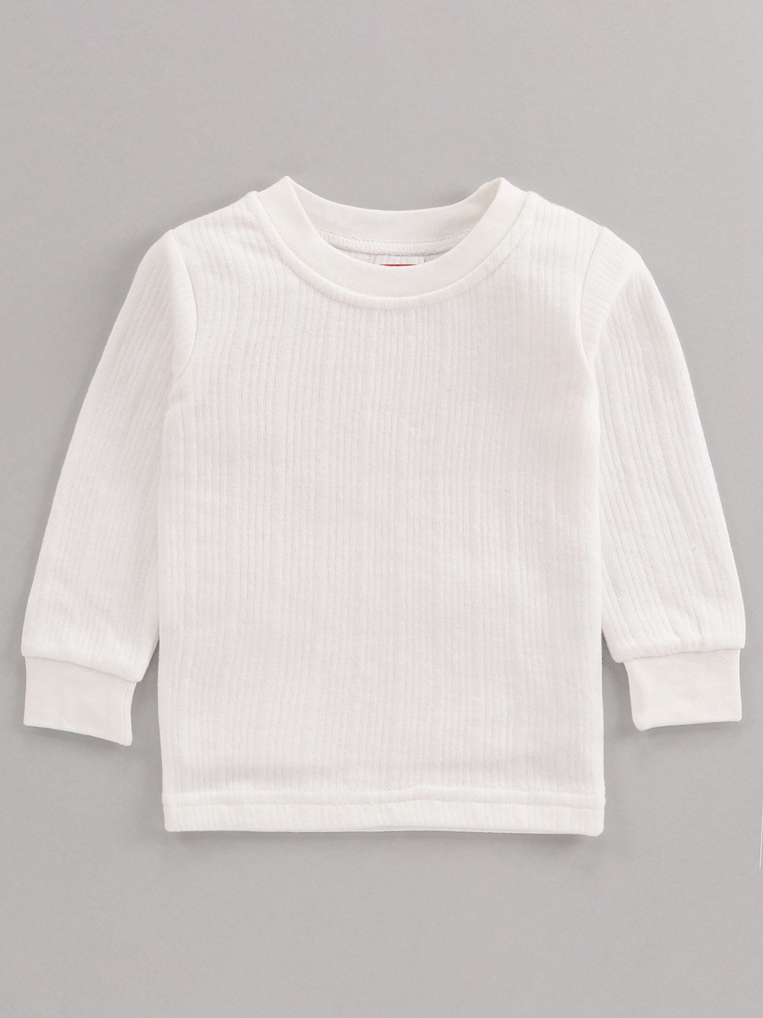 

BAESD Kids Striped Casual Thermal Set, White