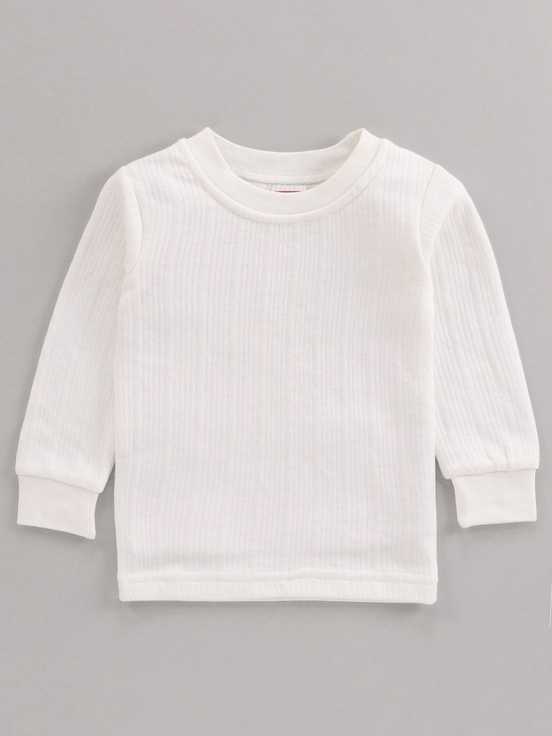 

BAESD Kids Striped Casual Thermal Set, White