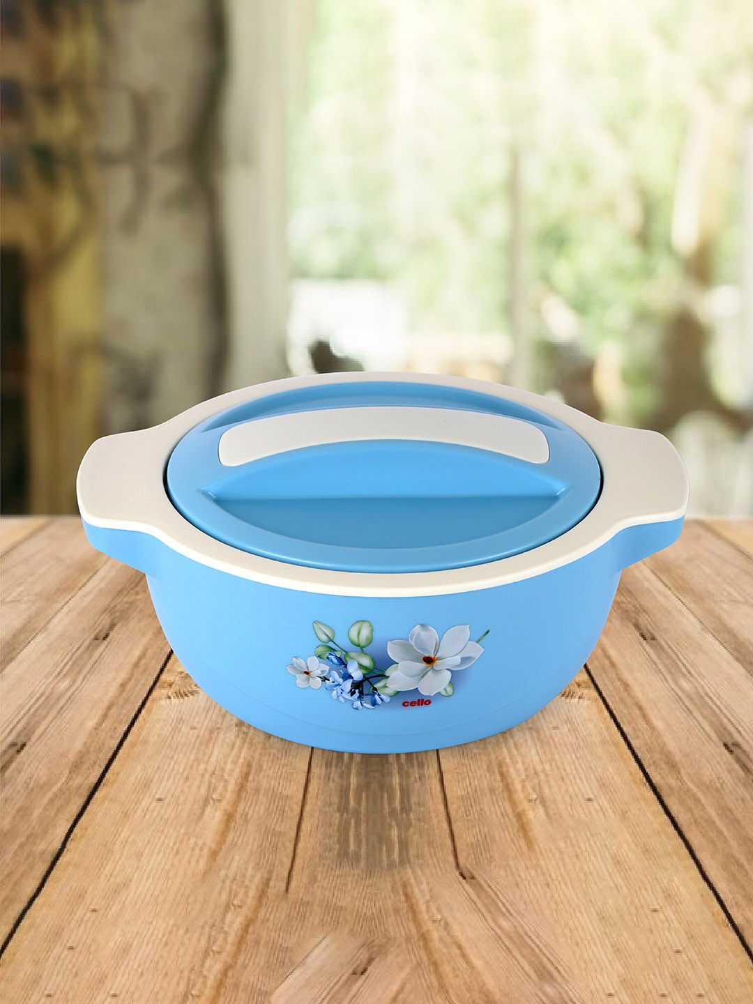 

Cello Blue Insulated Stainless Steel Casserole 2.5L