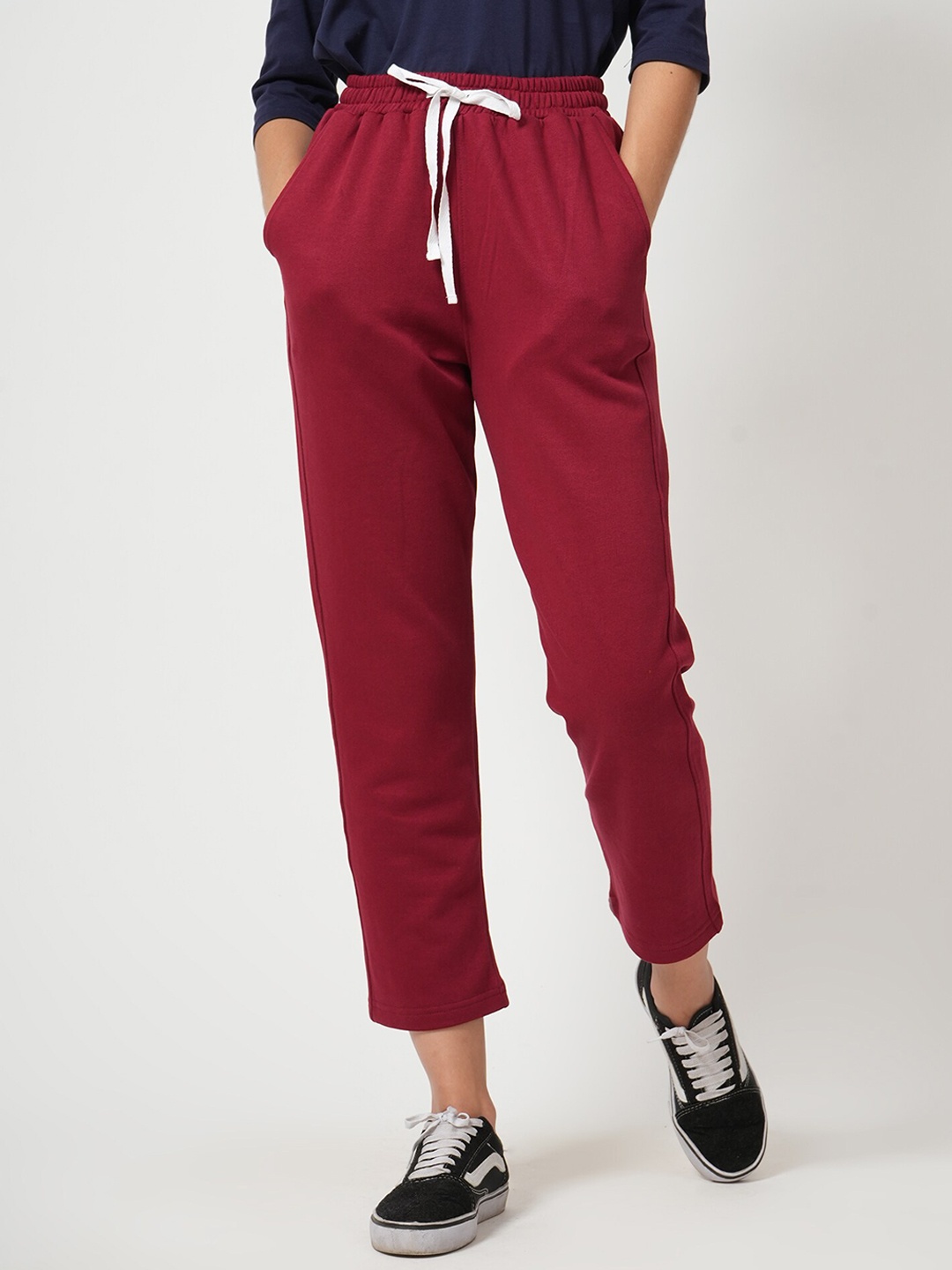 

Saltpetre Cotton T-Shirt & Track Pants Tracksuits Set, Navy blue