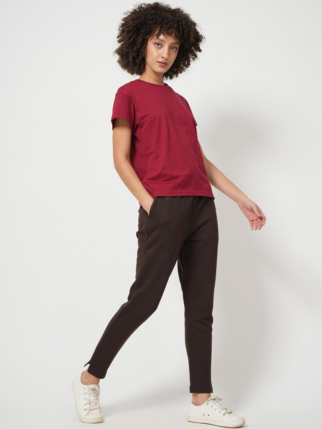 

Saltpetre Organic Cotton T-Shirt & Trousers, Maroon