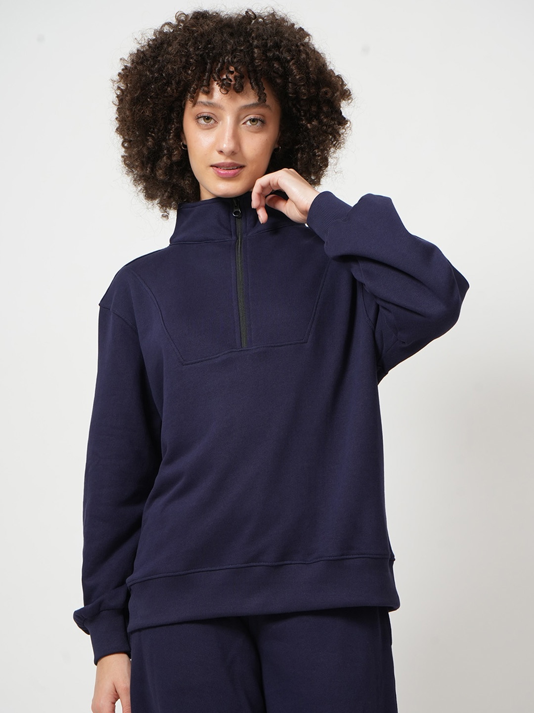 

Saltpetre Organic Cotton T-shirt With Joggers & Sweatshirt, Navy blue