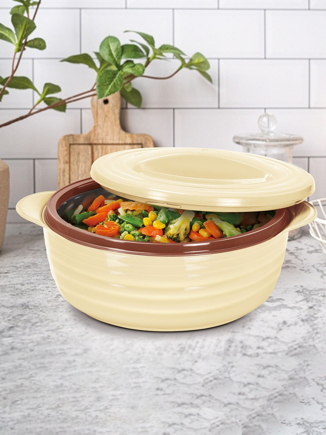 

Milton Aspire 1500 Beige Inner Stainless Steel Casserole 1180 ML