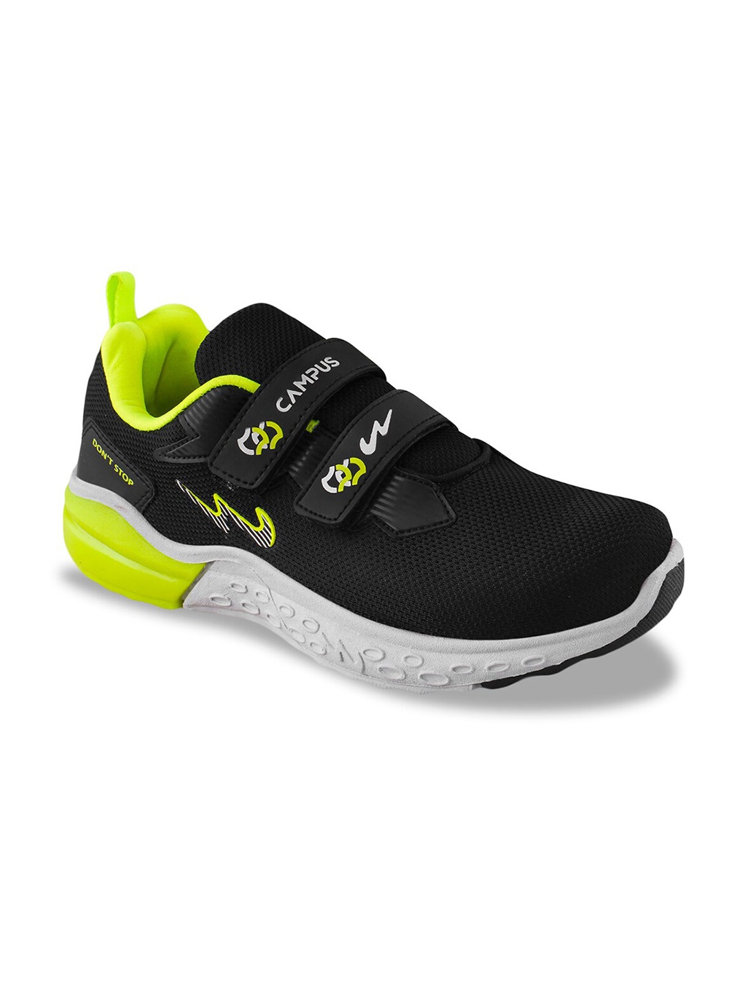 

Campus Kids Mesh Running Shoes, Black