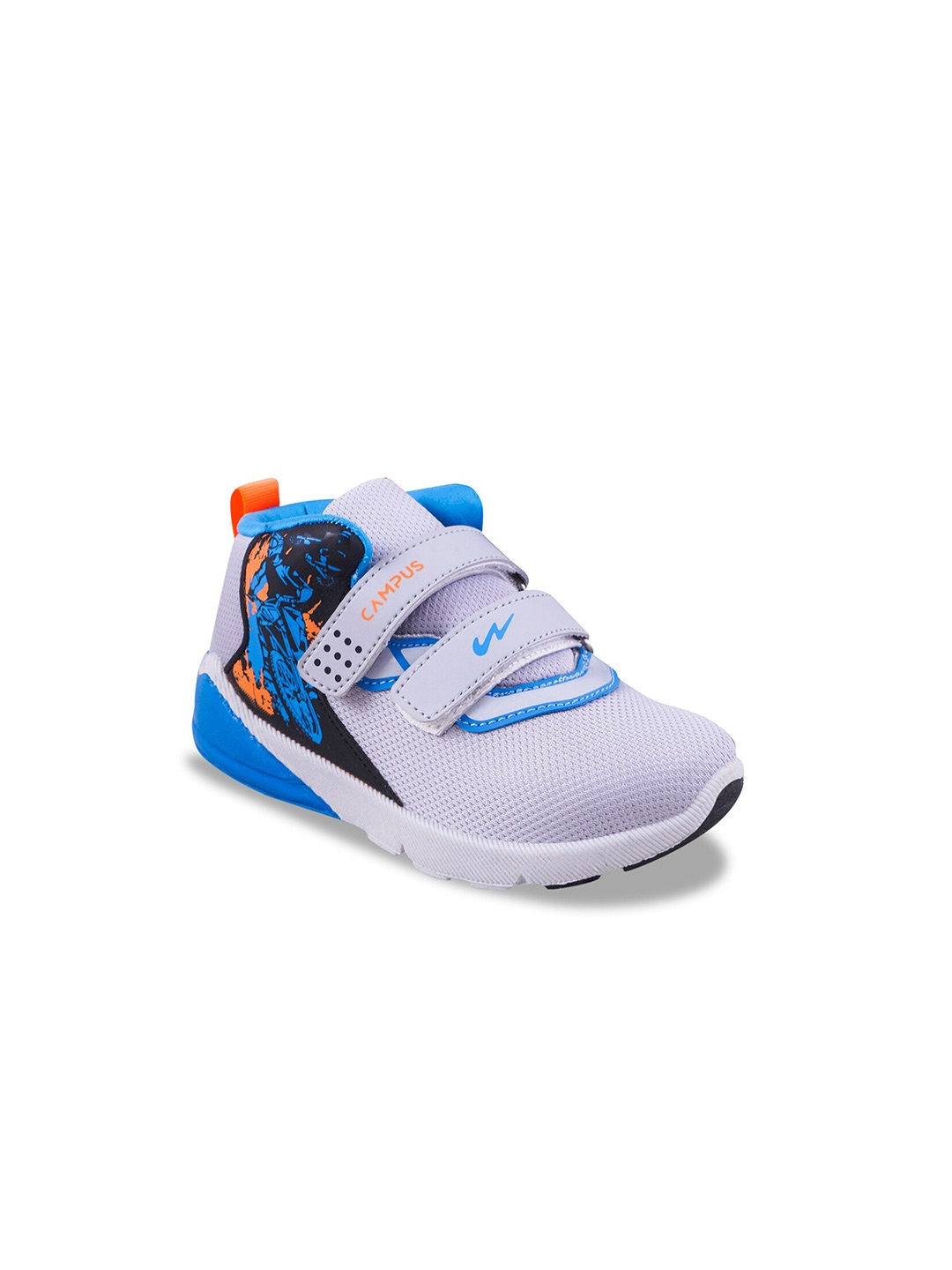 

Campus Kids Velcro Detail Mesh Running Shoes, Grey