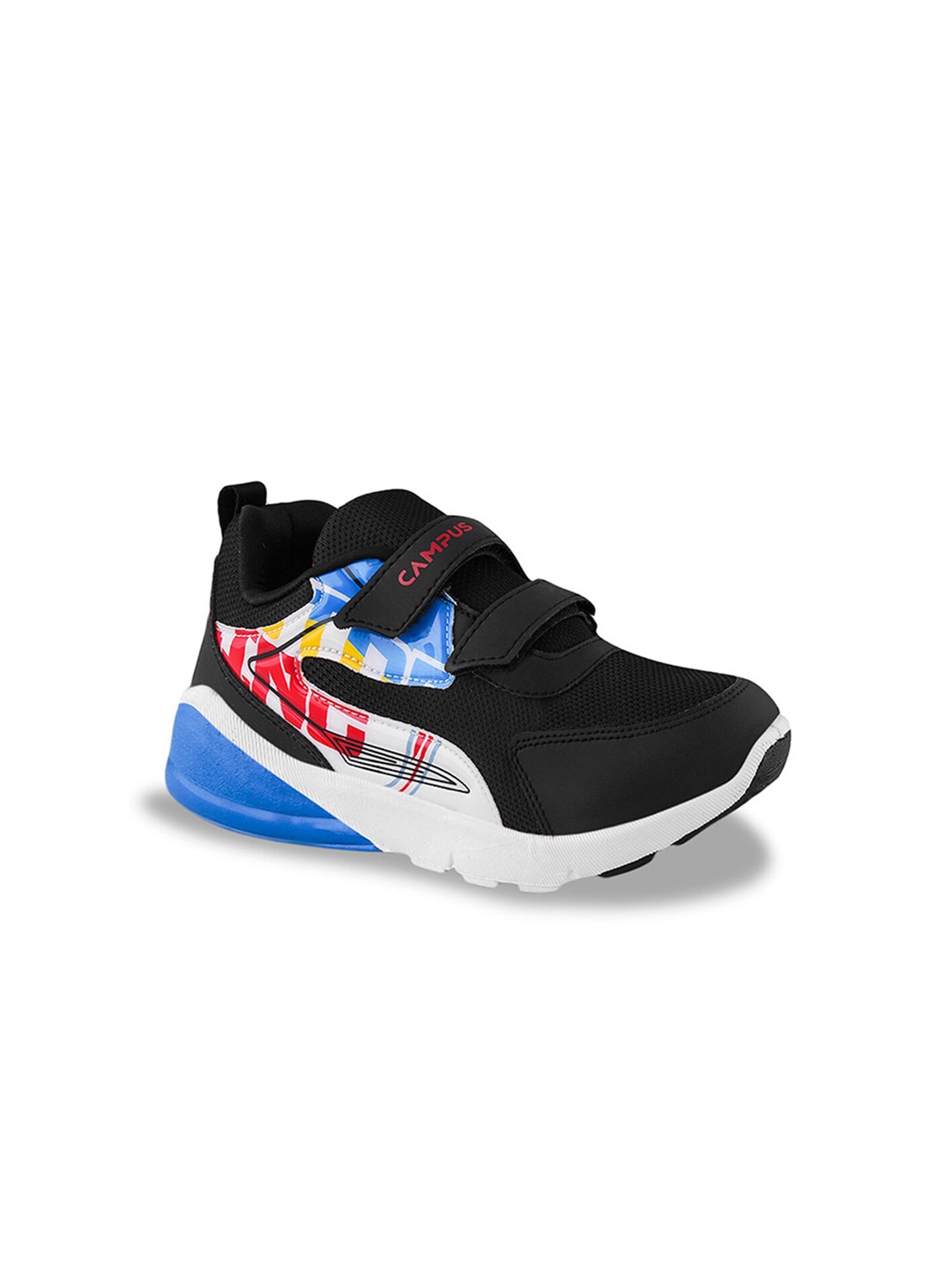 

Campus Kids Printed Running Shoes, Black