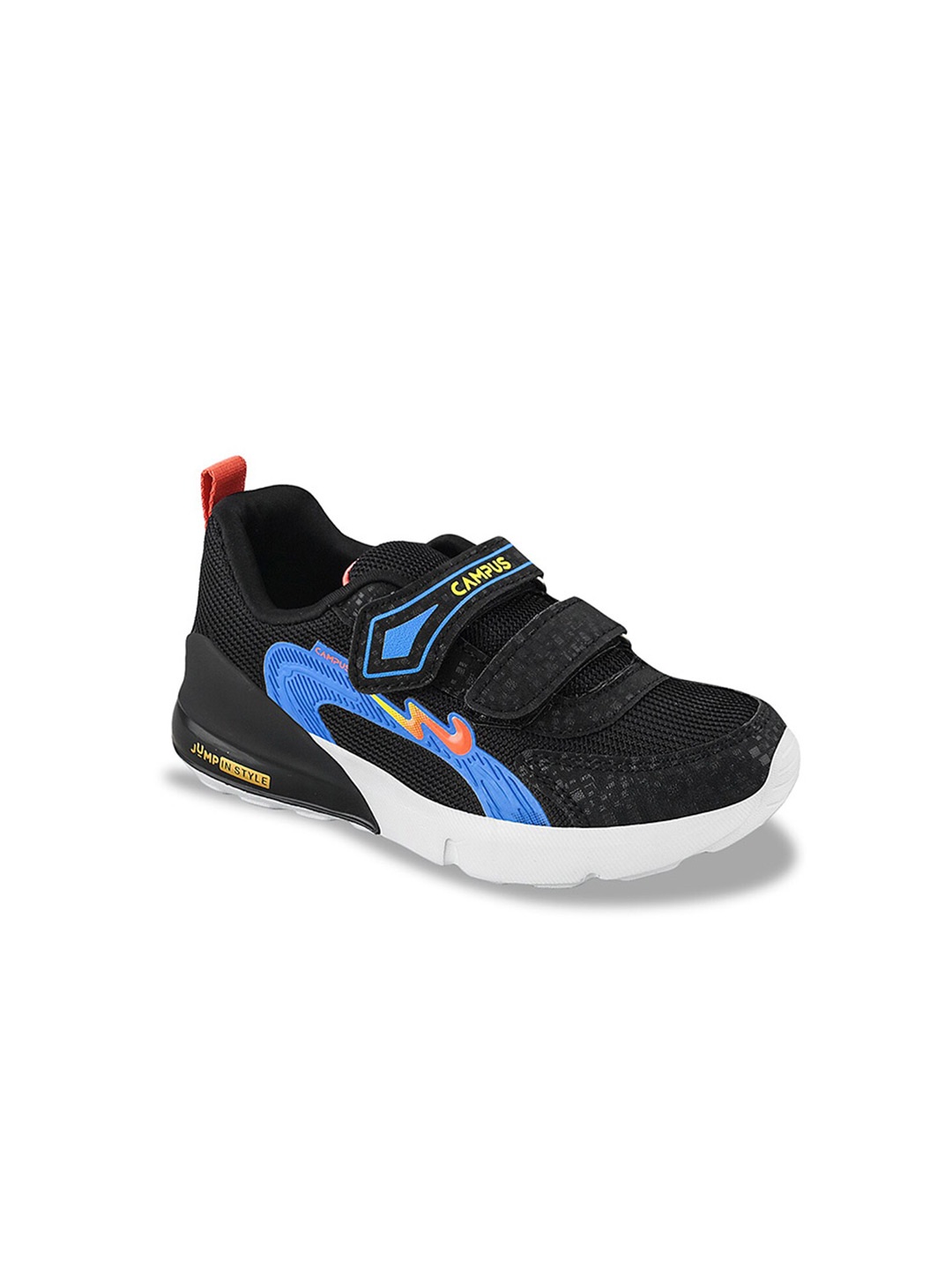 

Campus Kids Printed Running Shoes, Black