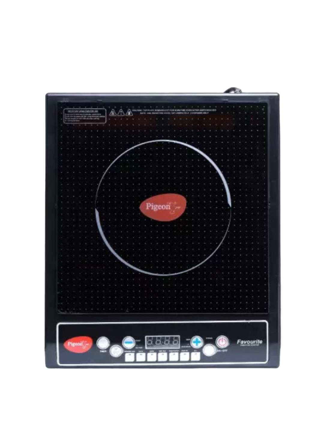 

Pigeon Favourite Black Automatic voltage regulator Induction Cook Top 1800w
