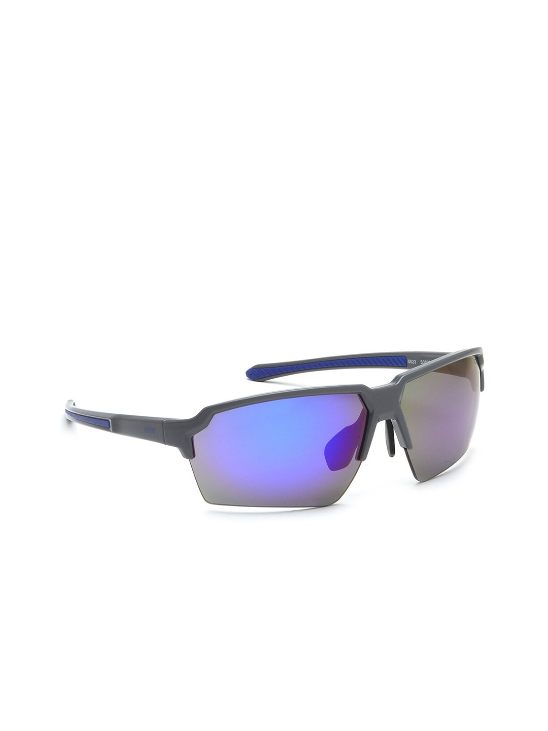 

IDEE Men Sports Sunglasses with UV Protected Lens IDS3030C3SG, Blue