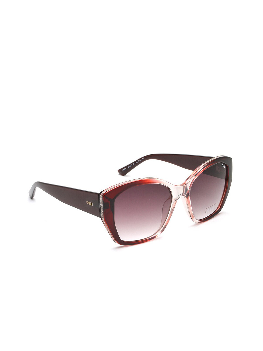 

IDEE Women Round Sunglasses with UV Protected Lens IDS3026C3SG, Grey