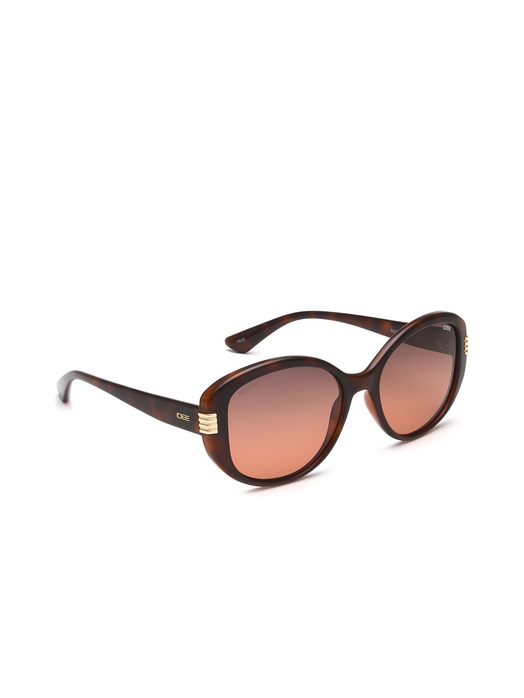 

IDEE Women Cateye Sunglasses With UV Protected Lens, Brown