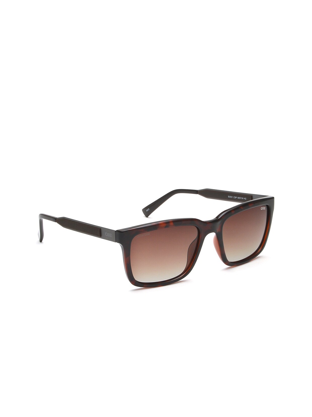 

IDEE Men Square Sunglasses With UV Protected Lens, Brown