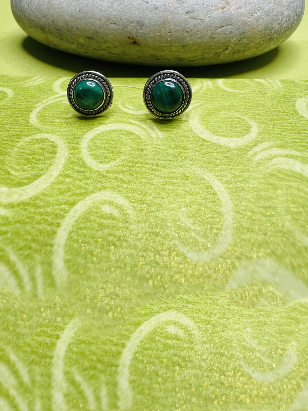 

Arte Jewels 925 Sterling Silver Beads Beaded Circular Studs Earrings