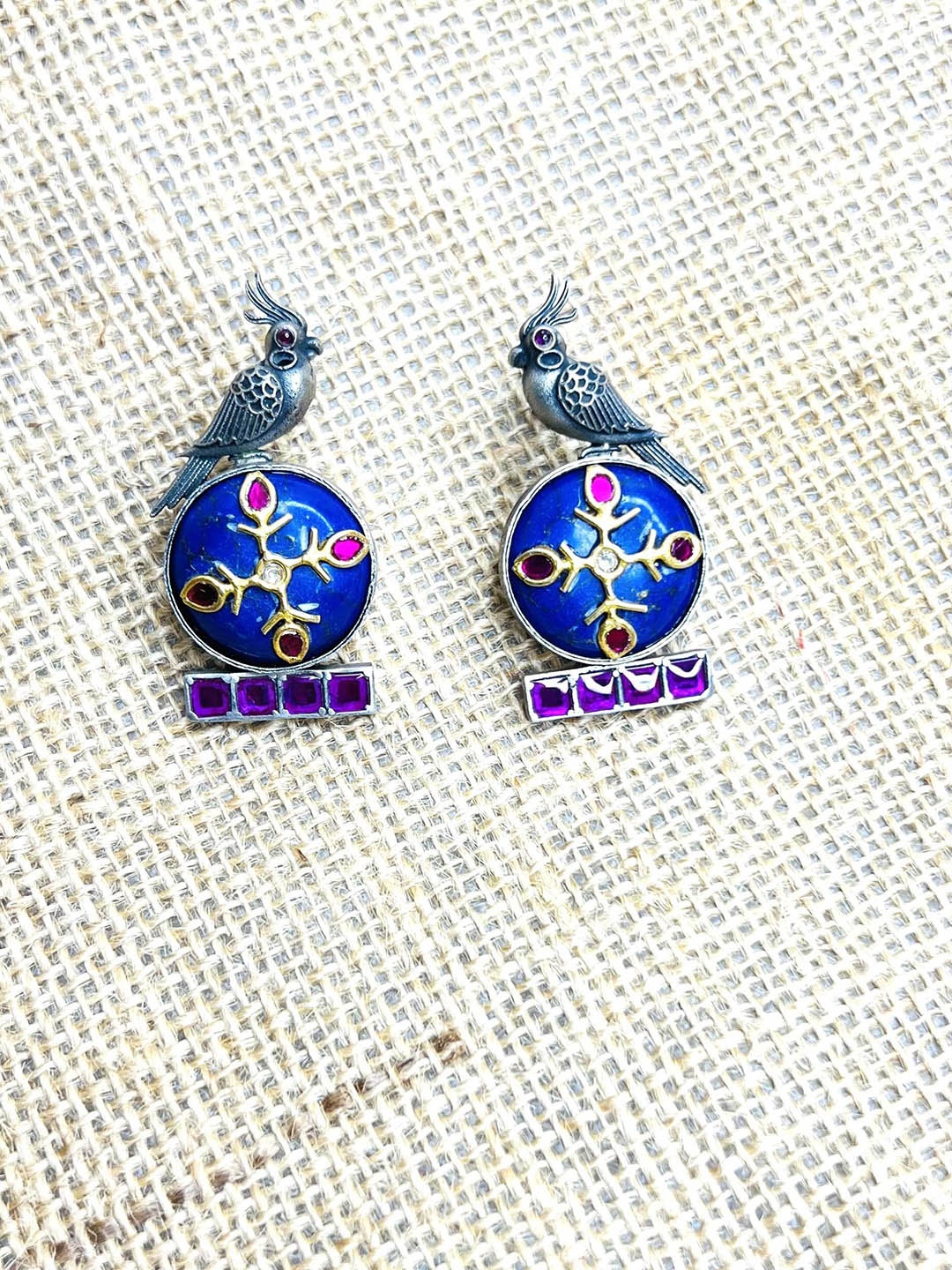 

Arte Jewels 925 Sterling Silver Quirky Drop Earrings