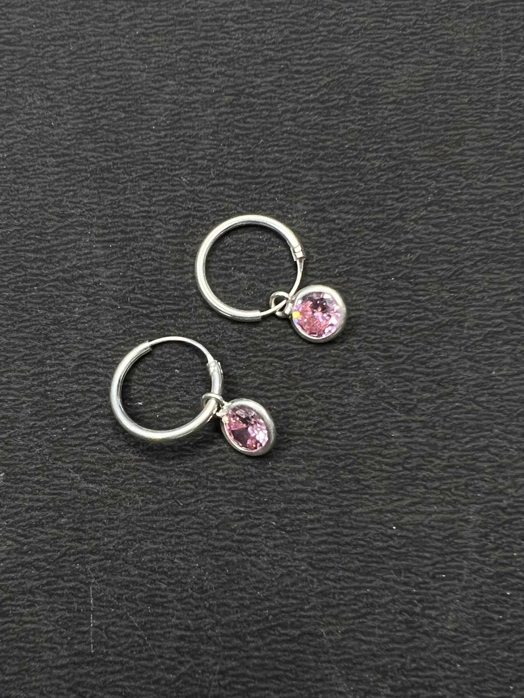 

Arte Jewels Silver-Toned Circular Hoop Earrings