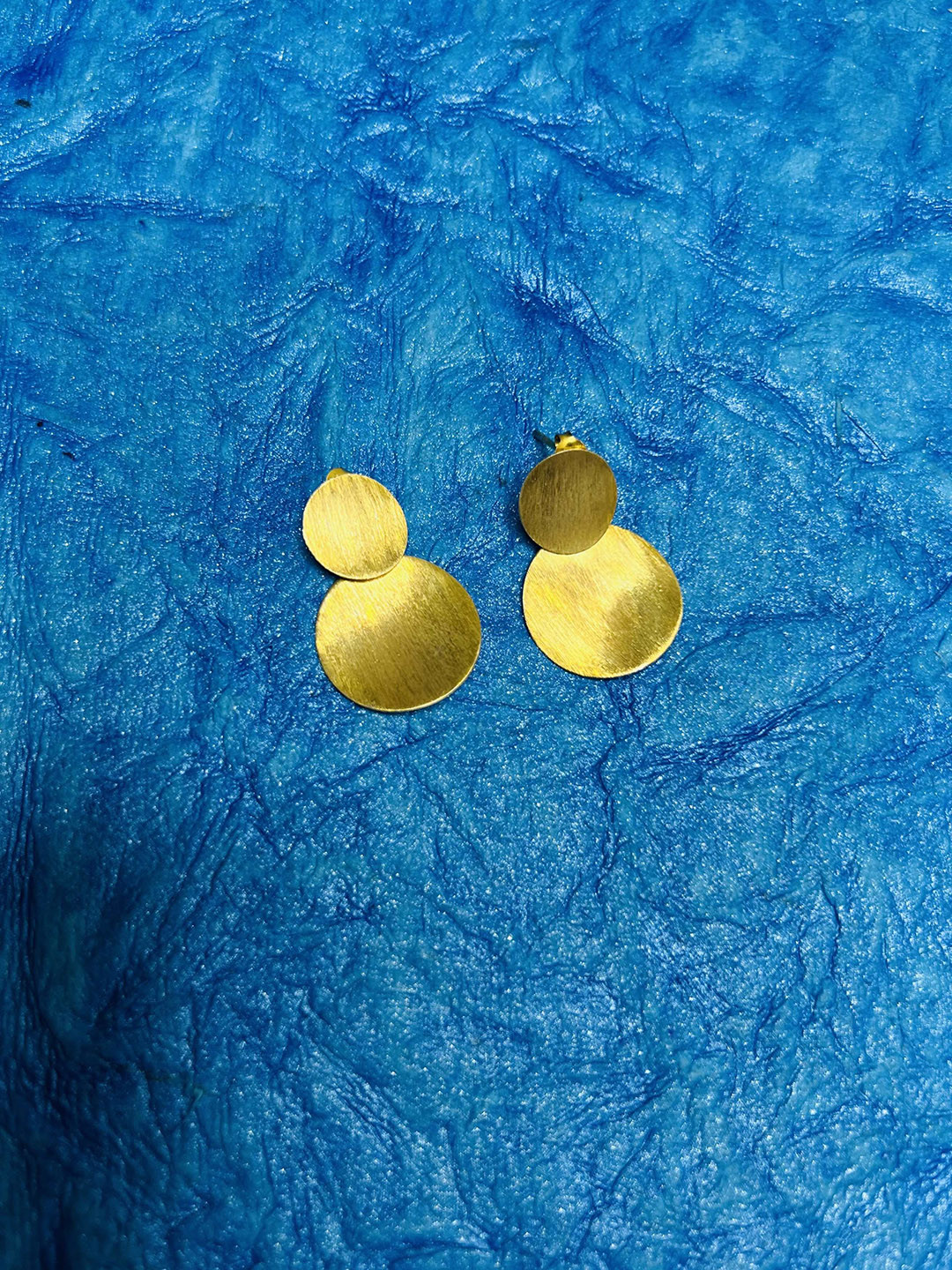 

Arte Jewels Gold Plated Sterling Silver Drop Earrings