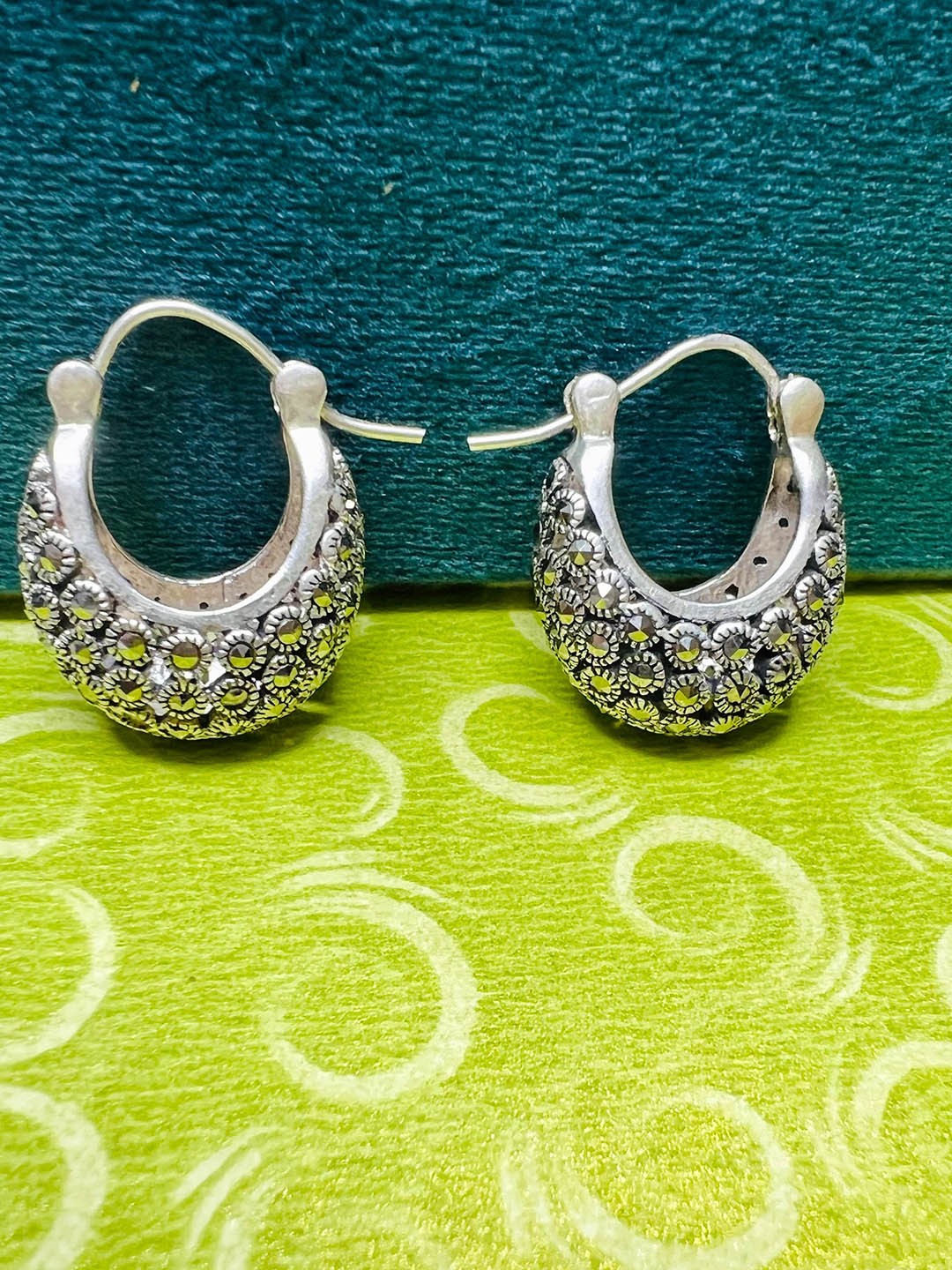 

Arte Jewels Oval Drop Earrings, Silver