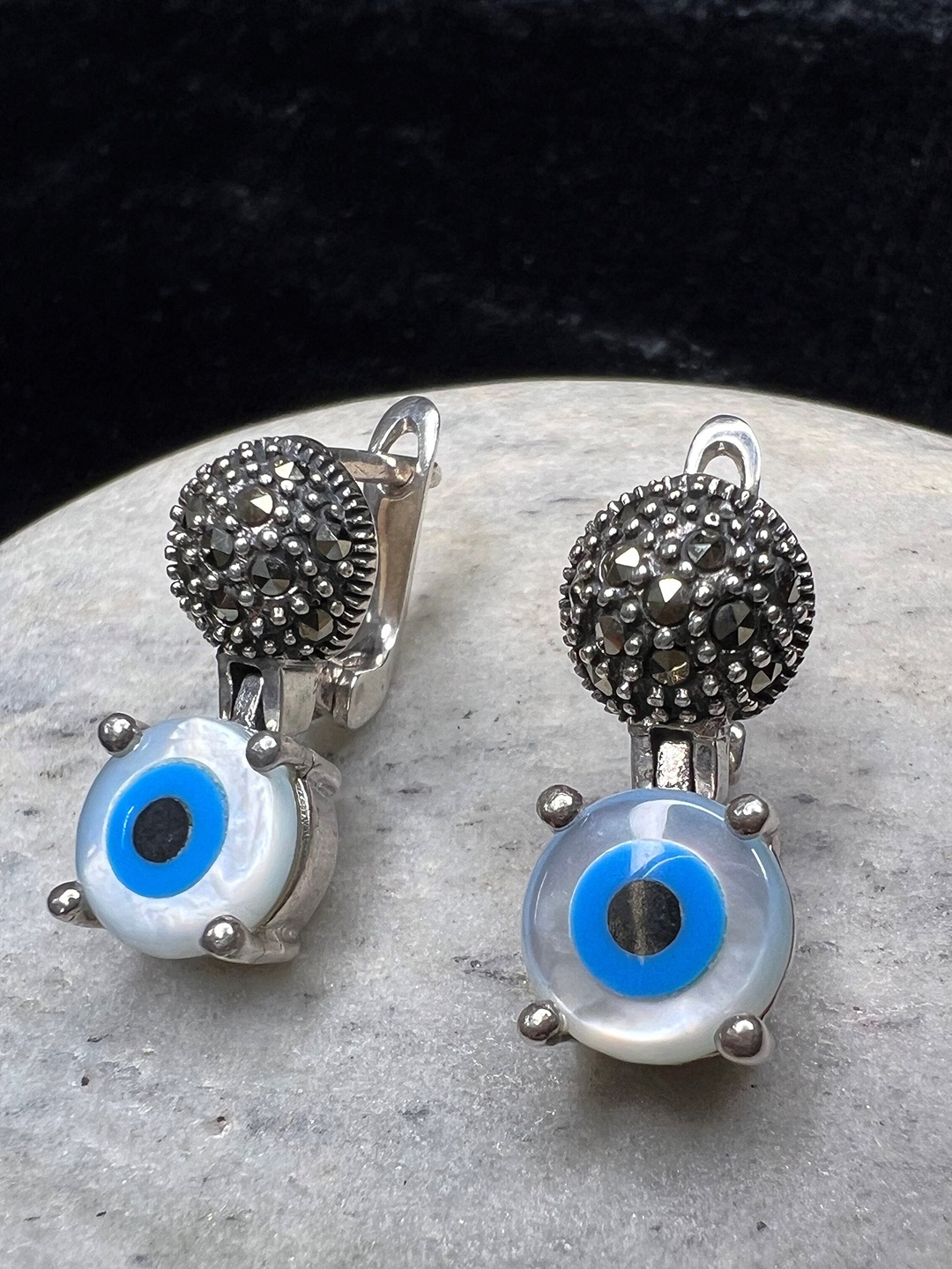 

Arte Jewels Quirky Drop Earrings, Silver