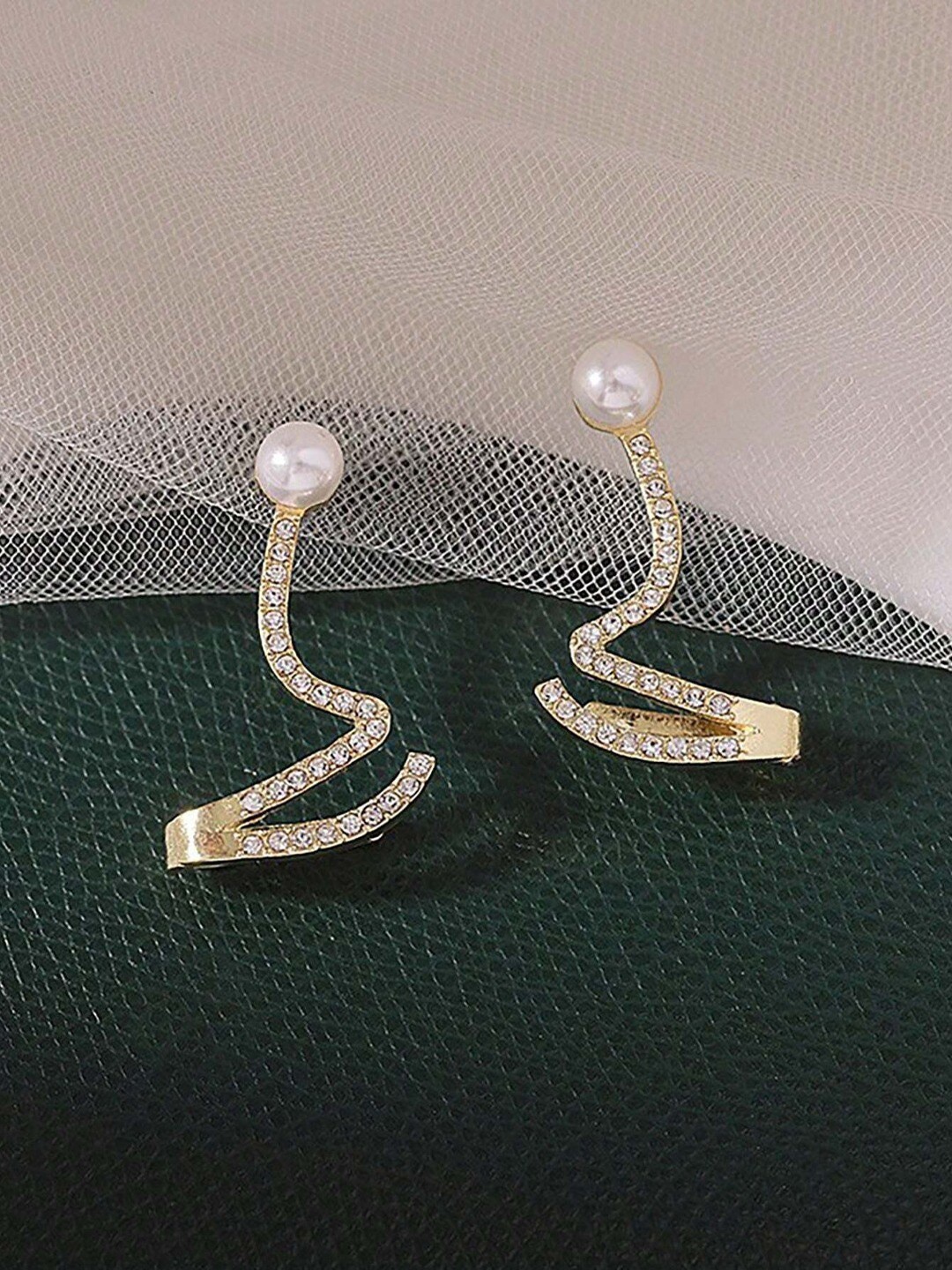 

Krelin Gold-Toned Contemporary Ear Cuffs