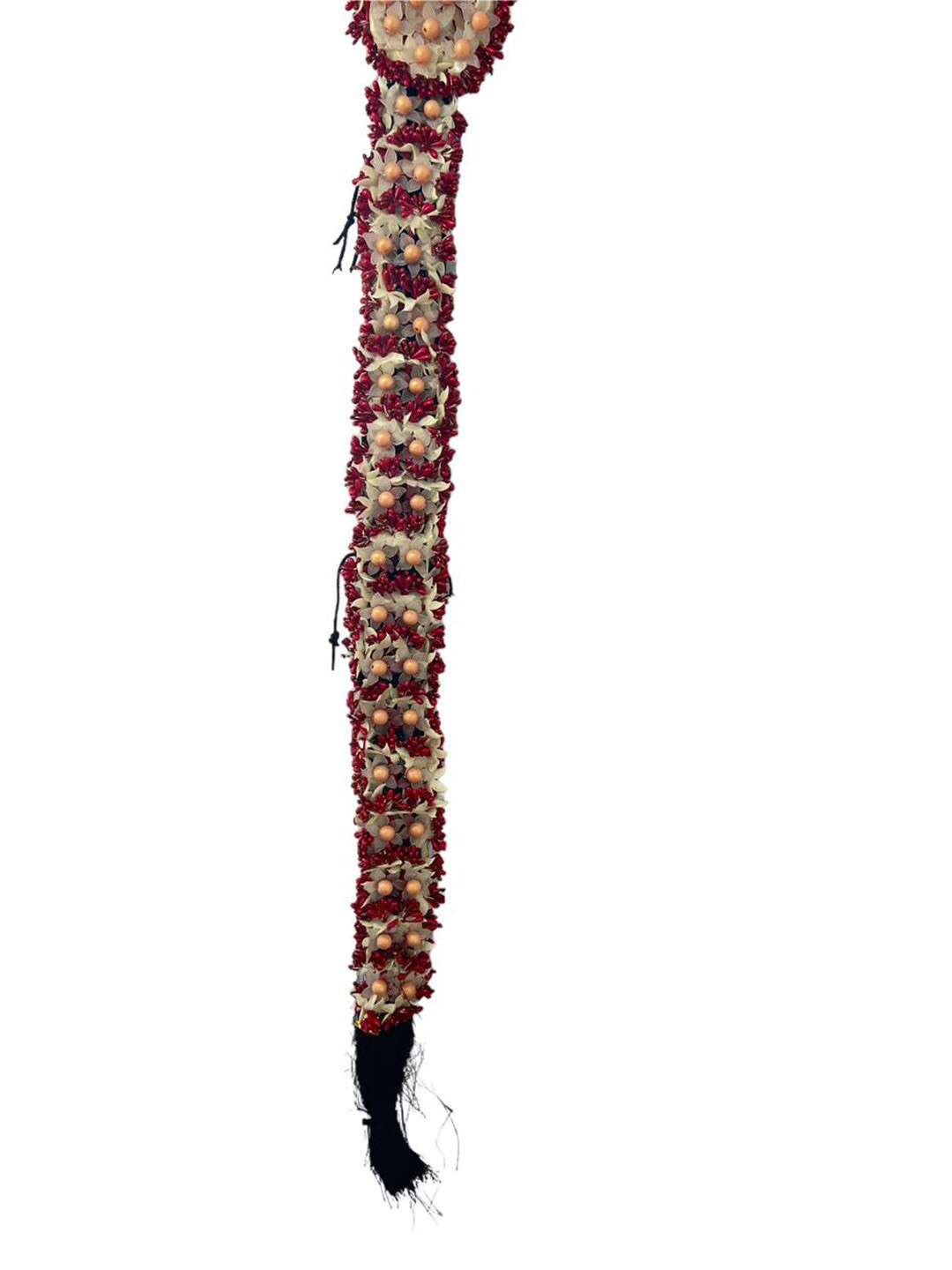 

Krelin Bharatanatyam Poola Jadalu Kunjalam Billalu Braid Hair Extension - Red 04