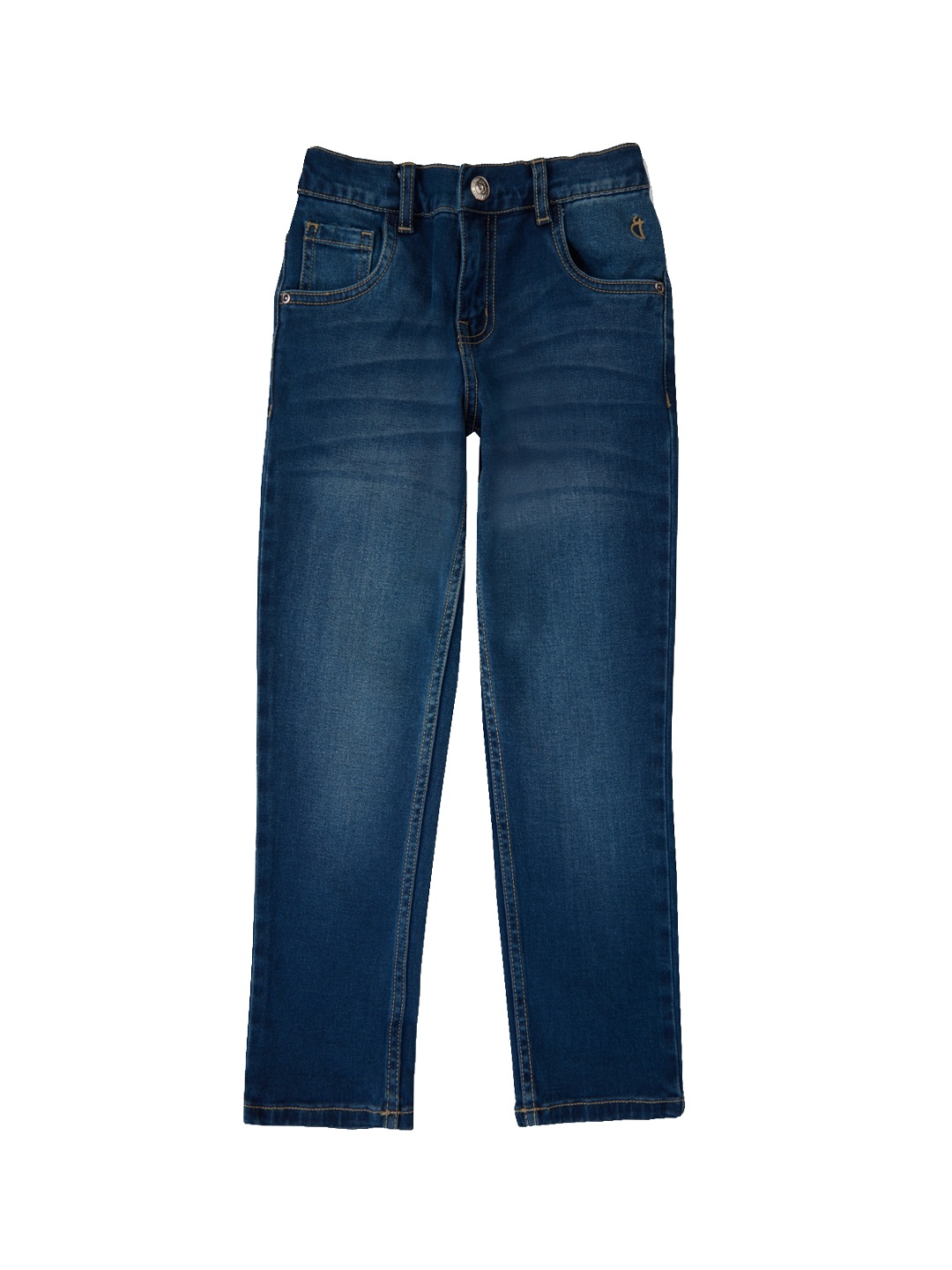 

Gini and Jony Boys Clean Look Mid-Rise Jeans, Blue