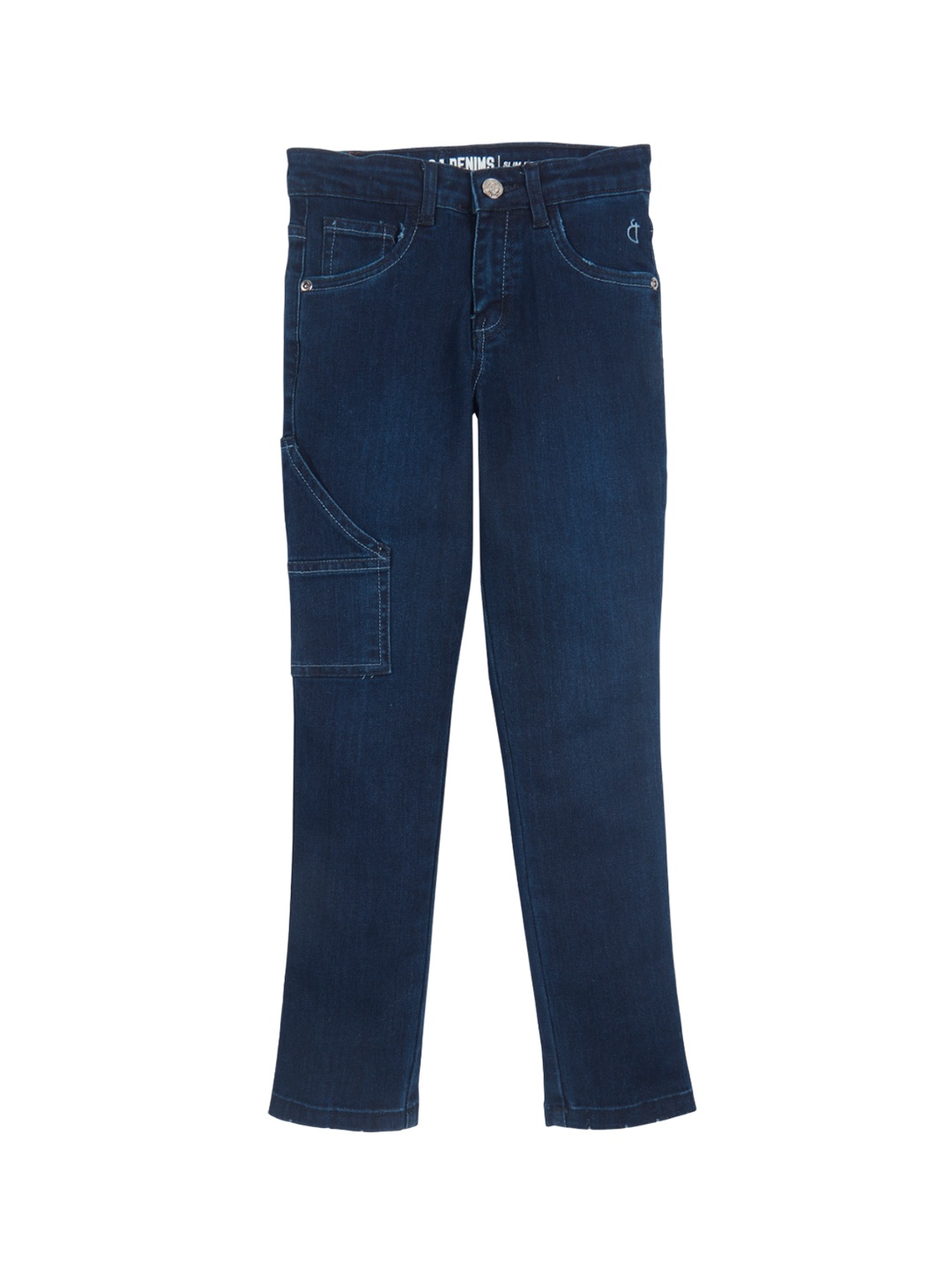 

Gini and Jony Boys Clean Look Mid-Rise Jeans, Blue