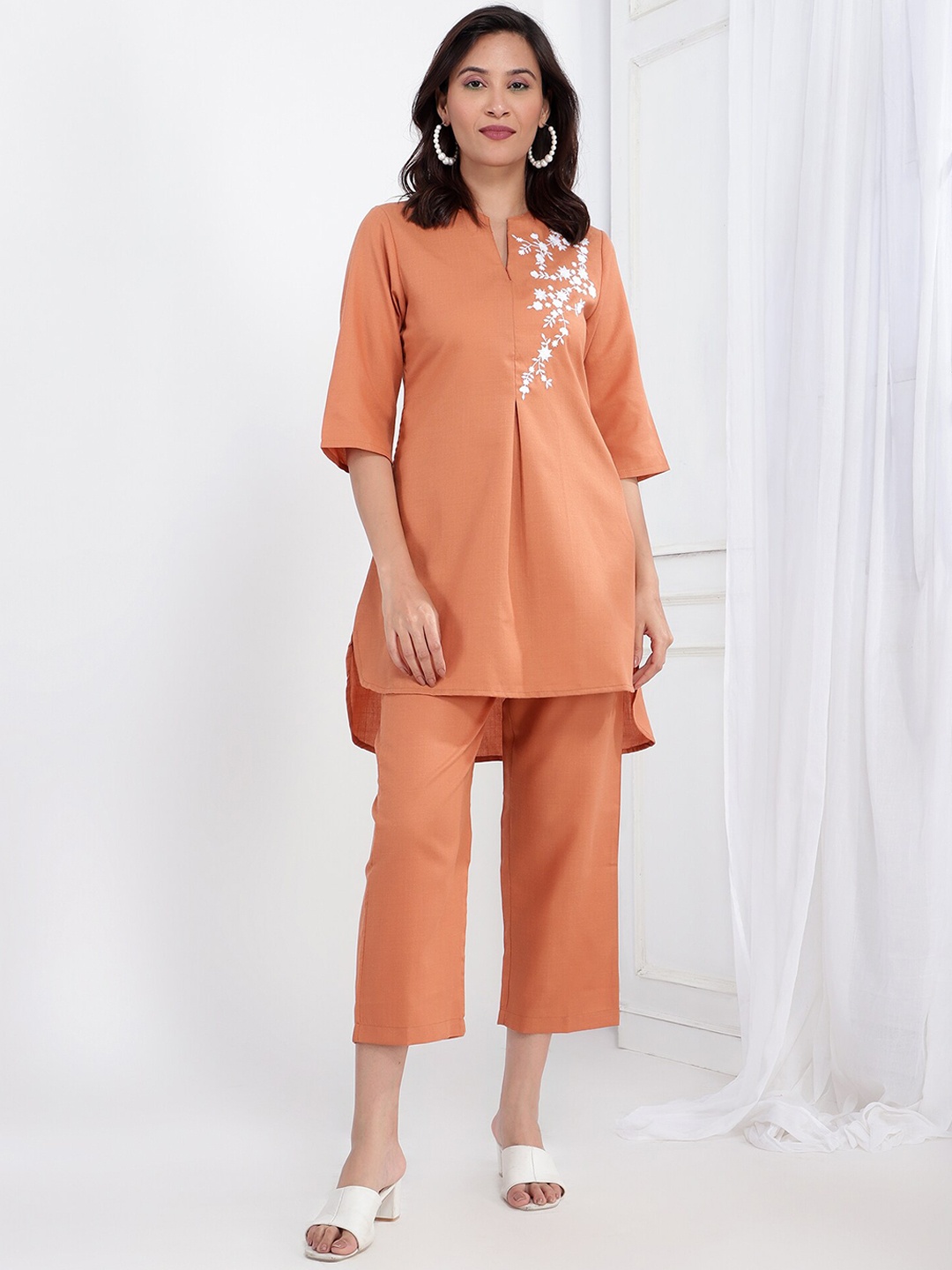 

BAESD Tunic & Trousers Co-Ords, Peach