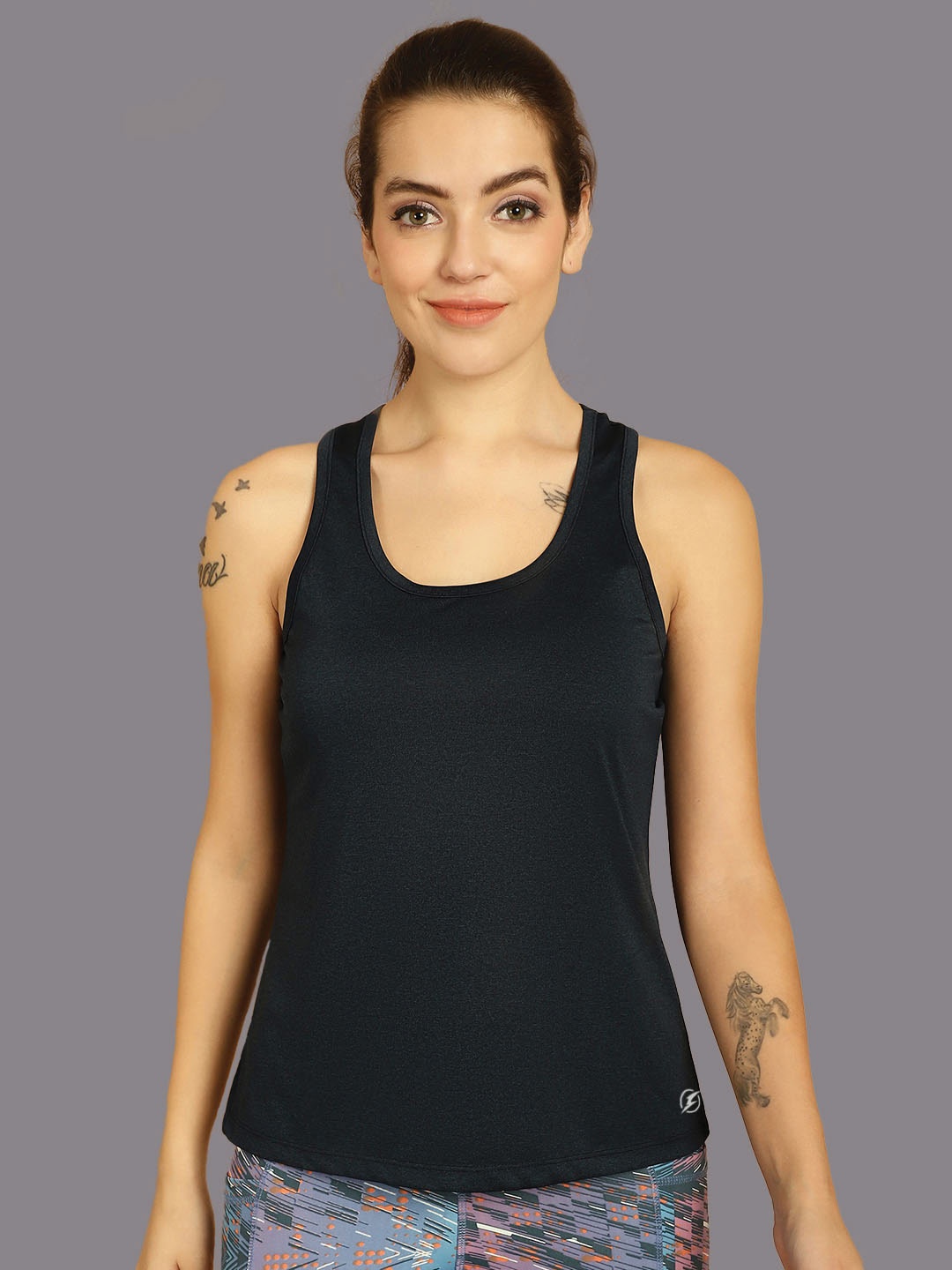 

Friskers Scoop Neck Tank Top, Navy blue