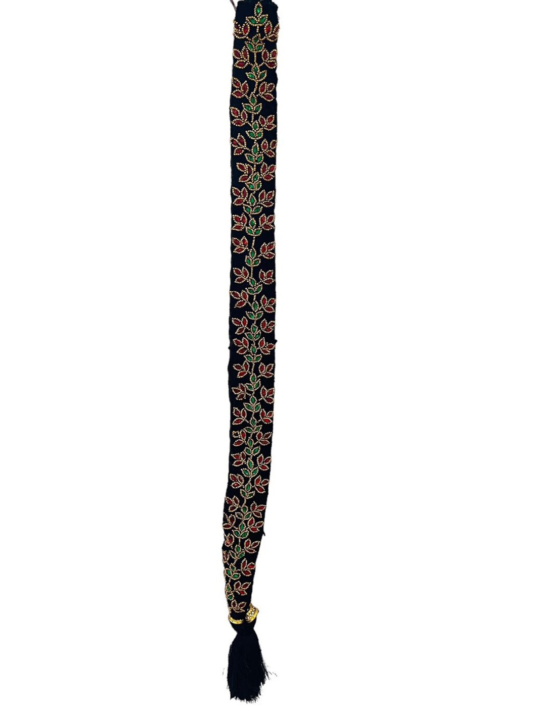 

VAGHBHATT Jadalu Kunjalam Billalu Set Braid Hair Extension - 24cm, Red